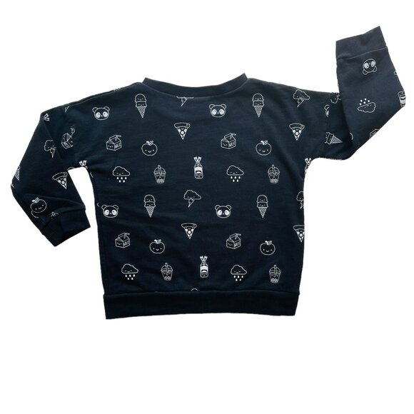 Whistle & Flute Limited Edition Kawaii Designs Unisex Sweatshirt Size 6/12 mo - Picture 2 of 4